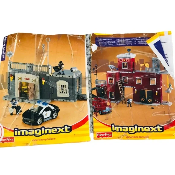 Fisher-Price Toys Fisher Price Imaginext Police Station Fire